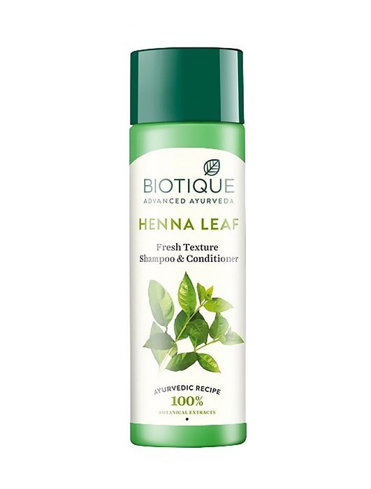 Шампунь с хной (Henna Leaf Fresh Texture Shampoo) Biotique, 120 мл