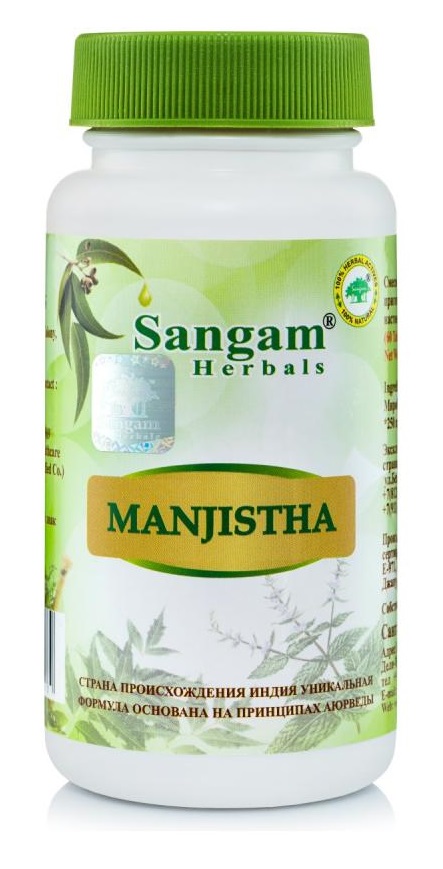 Манжишта (Manjishtha) Sangam Herbals, 60 таб