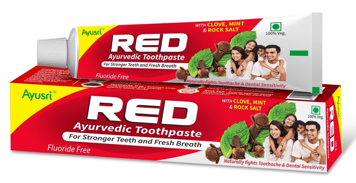Аюрведическая зубная паста Ред (Red Toothpaste) Ayusri, 100 г