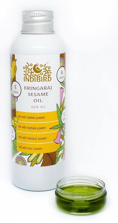 Масло для волос Брингарадж Кунжут (Bringaraj Sesame Hair Oil) Indibird, 150 мл
