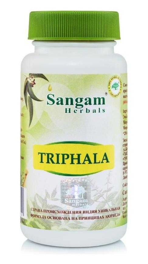 Трифала (Triphala) Sangam Herbals, 60 таб