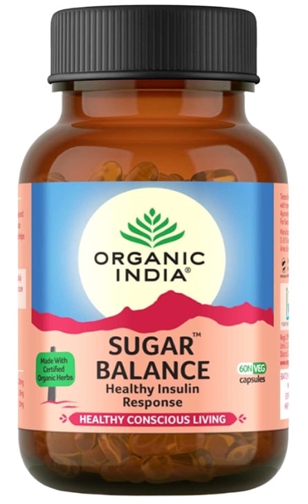Шугар Бэланс Органик Индия (Sugar Balance) Organic India, 60 капс