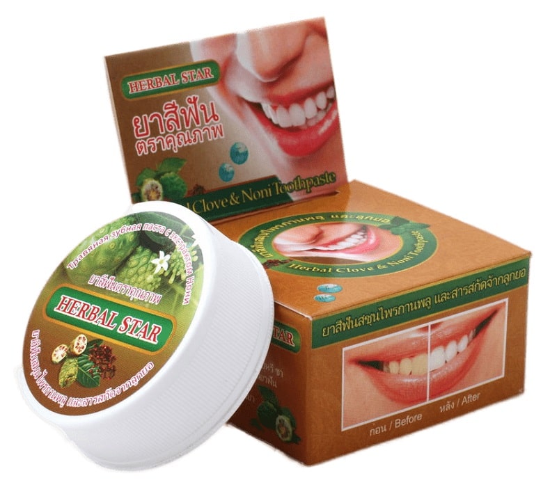 Зубная паста с экстрактом Нони и Гвоздикой (Clove & Noni Toothpaste) Herbal Star, 30 г