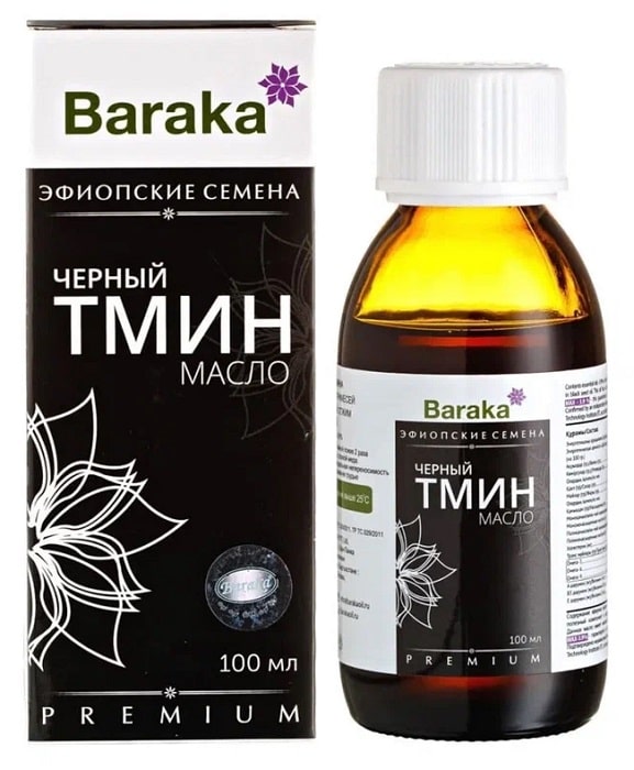 Масло черного тмина (эфиопское) Барака (Black Seed Oil) Baraka, 100 мл