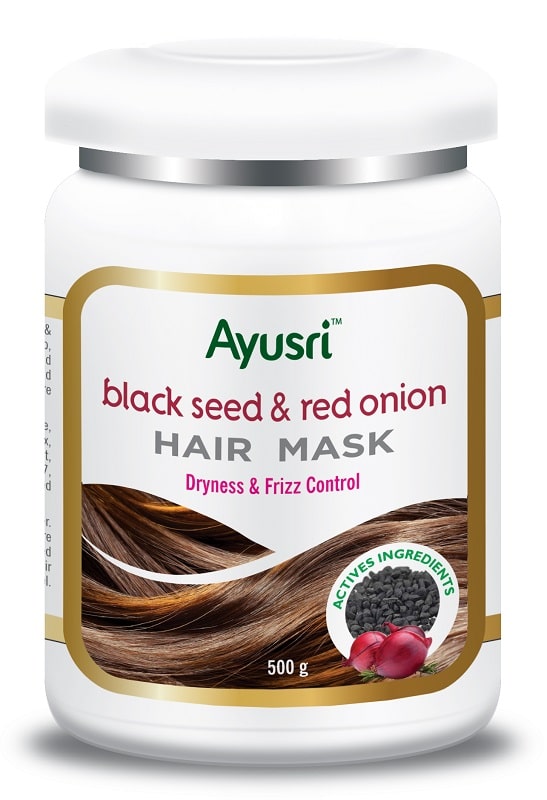 Питательная маска для волос с Черным Тмином и Красным луком Ayusri, 500 г