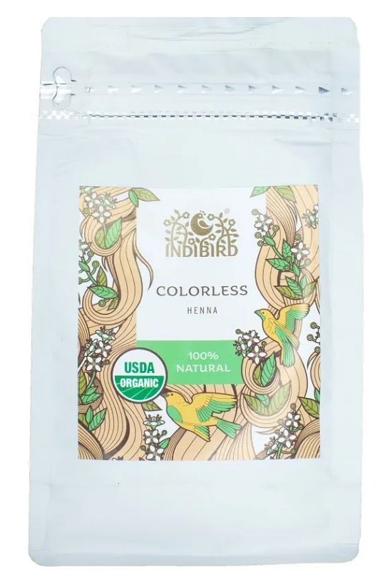 Натуральная хна на для волос бесцветная (Henna Colorless) Indibird, 200 г