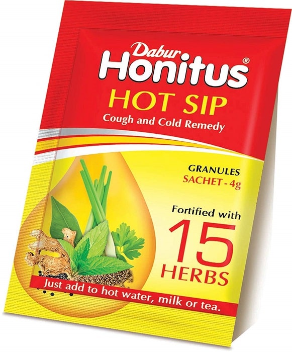 Хонитус Хот Сип порошок (Honitus Hot Sip Granules) Dabur, 4 г