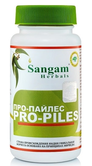 Про-Пайлес (Pro-Piles) Sangam Herbals, 60 таб