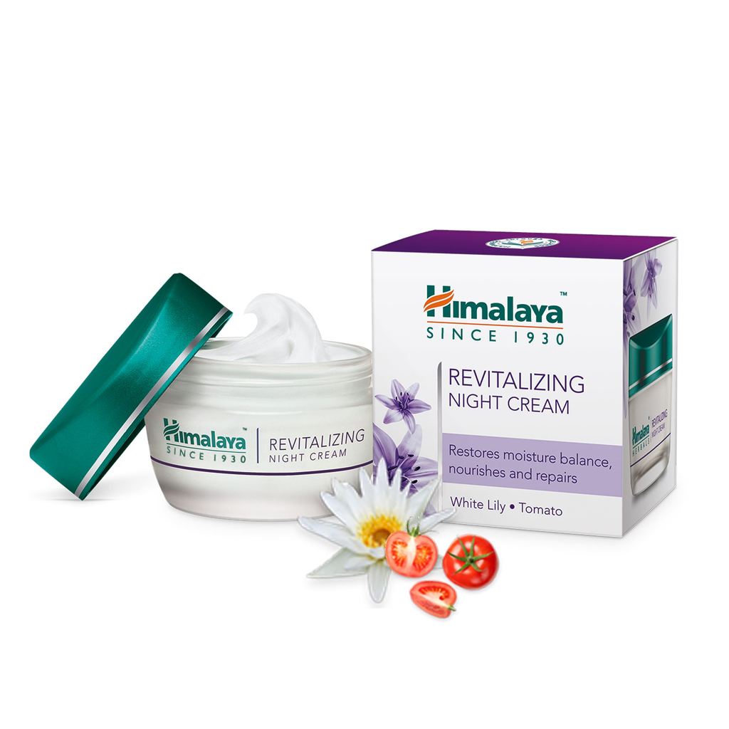Восстанавливающий ночной крем (Revitalising Night Cream) Himalaya Herbals, 50 г