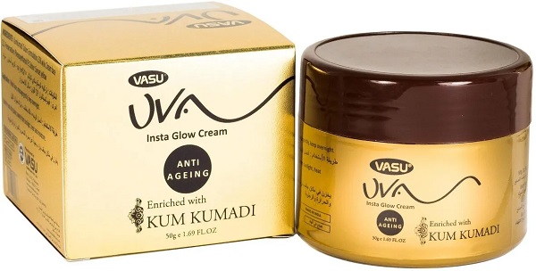 Крем для лица Кумкумади Антивозрастной (Insta Glow Cream) Vasu, 50 г