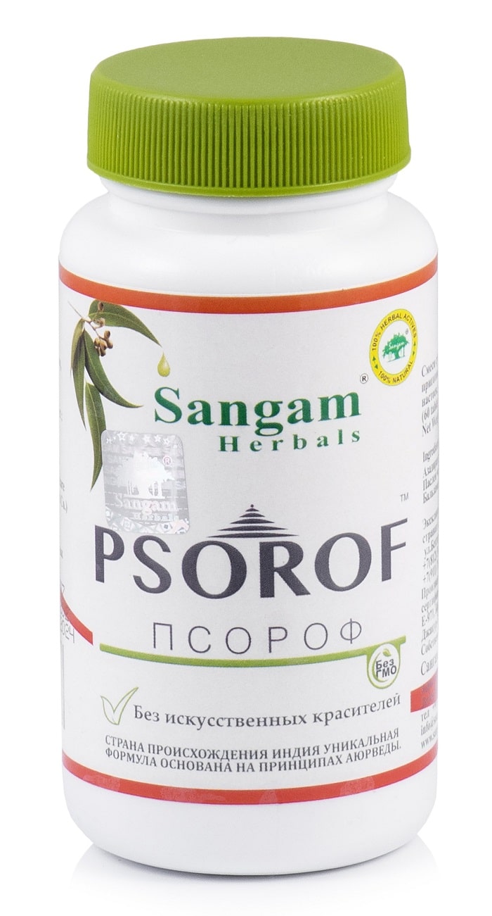 Псороф (Psorof) Sangam Herbals, 60 таб