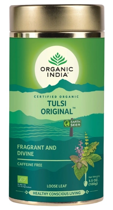 Чай с Тулси в банке (Tulsi Original) Organic India, 100 г