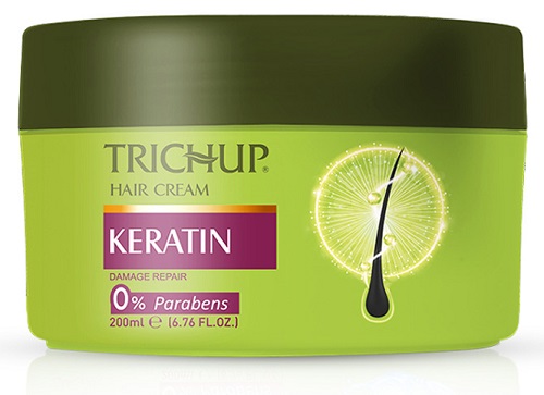 Крем для волос с кератином Восстанавливающий (Hair cream Keratin) Trichup, 200 мл