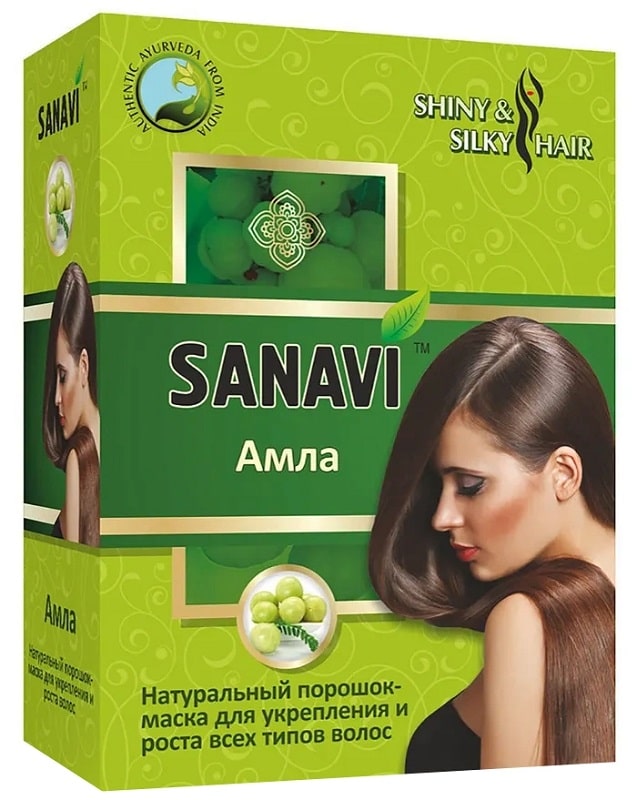 Порошок Амла (Amla Hair Powder) Sanavi, 100 г