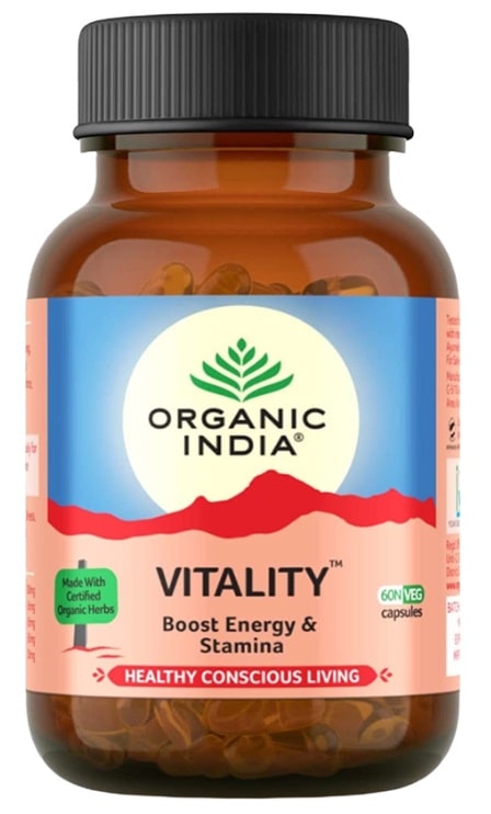 Виталити Органик Индия (Vitality) Organic India, 60 капс