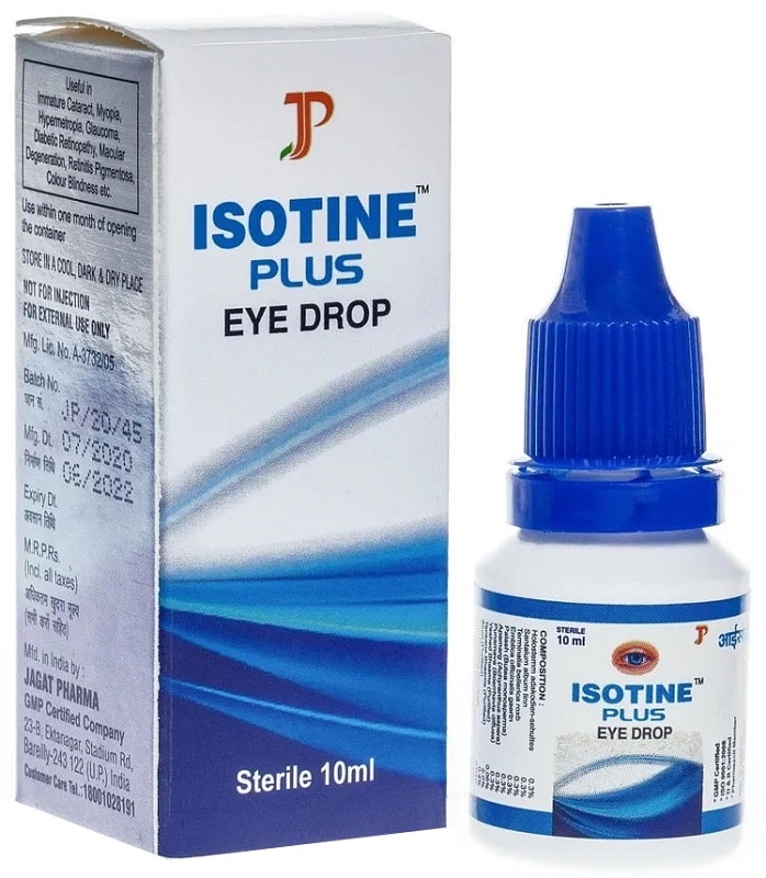 Айсотин Плюс (Isotine Plus) Jagat Pharma, 10 мл