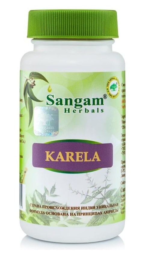 Карела (Karela) Sangam Herbals, 60 таб