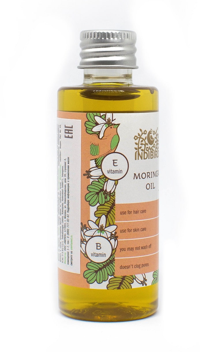 Масло Моринги (Moringa Seeds Oil) Indibird, 50 мл