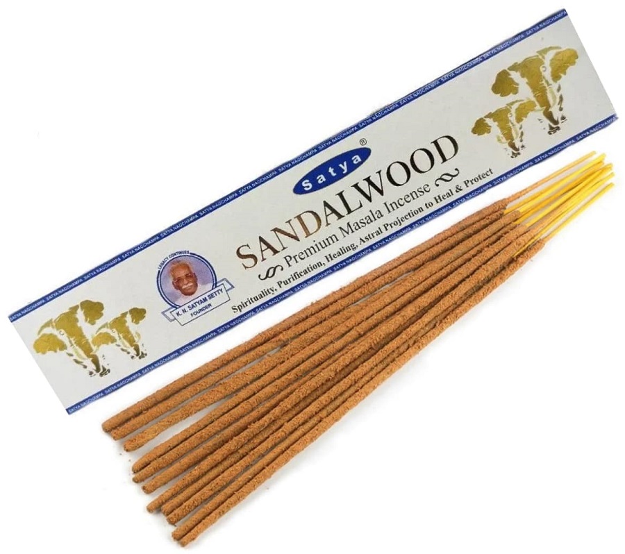 Благовония Сандалвуд Премиум (Sandalwood Premium) Satya, 15 г