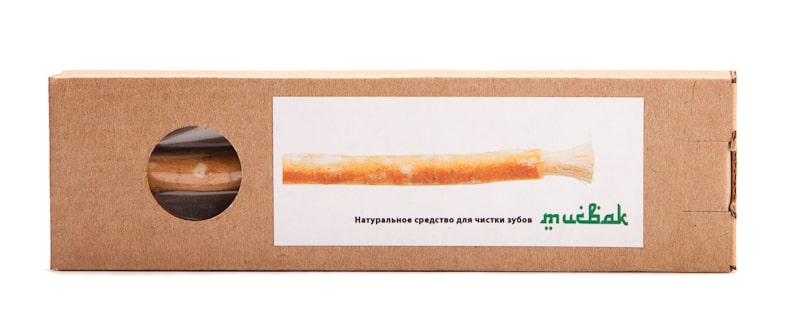 Мисвак для чистки зубов в подарочной упаковке (Meswak), 15 см