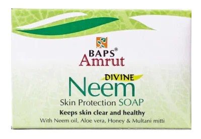 Мыло Ним Защита Кожи (Divine Neem Skin) Baps Amrut, 75 г