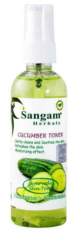 Огуречная вода спрей (Cucumber Water) Sangam Herbals, 100 мл