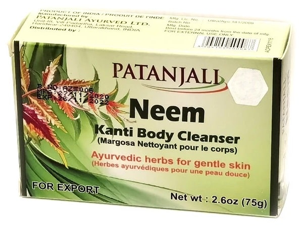 Мыло Ним (Neem soap) Patanjali, 75 г