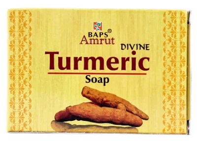 Мыло Куркума Дивине (Turmeric Soap Divine) Baps Amrut, 100 г