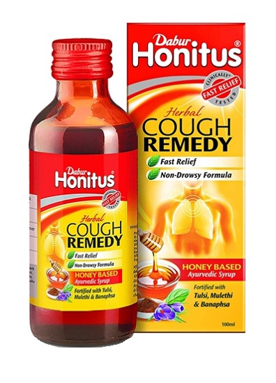 Хонитус сироп от кашля (Honitus Cough Remedy) Dabur, 100 мл