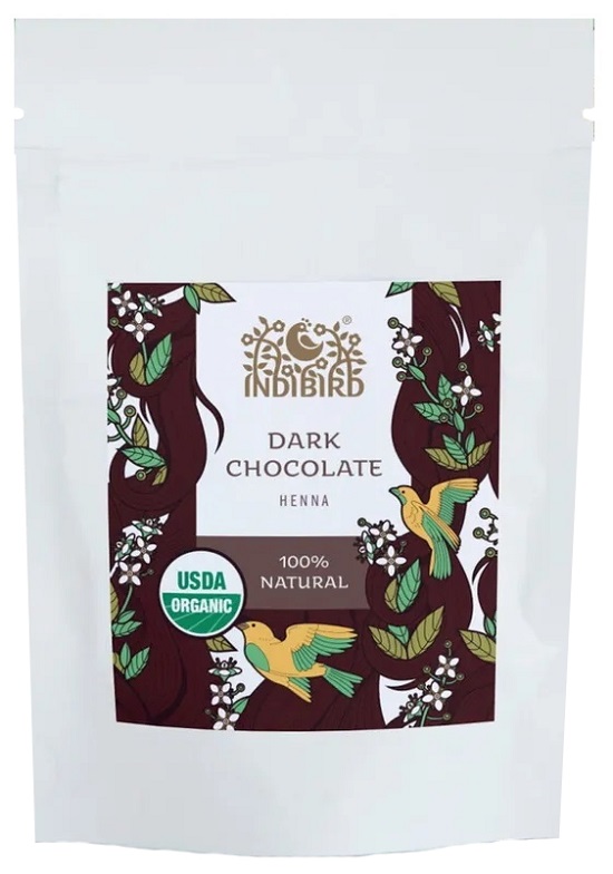 Хна Темный шоколад (Dark Сhocolate Henna) Indibird, 50 г