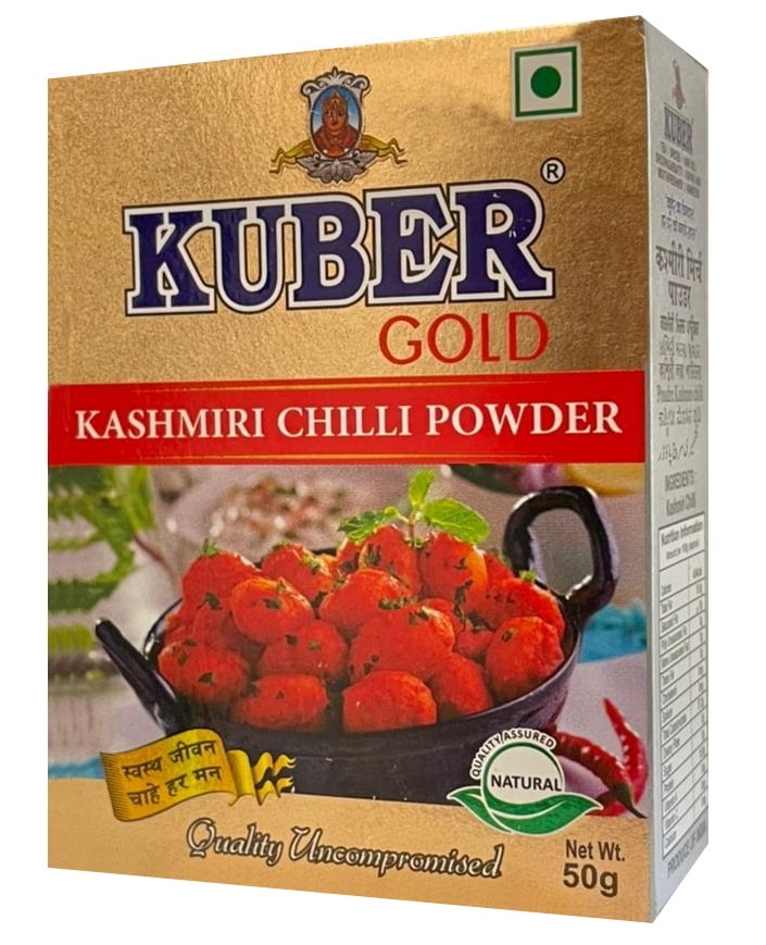 Кашмирский Красный Перец Чили Молотый (Kashmiri Chilli Powder) Kuber, 50 г