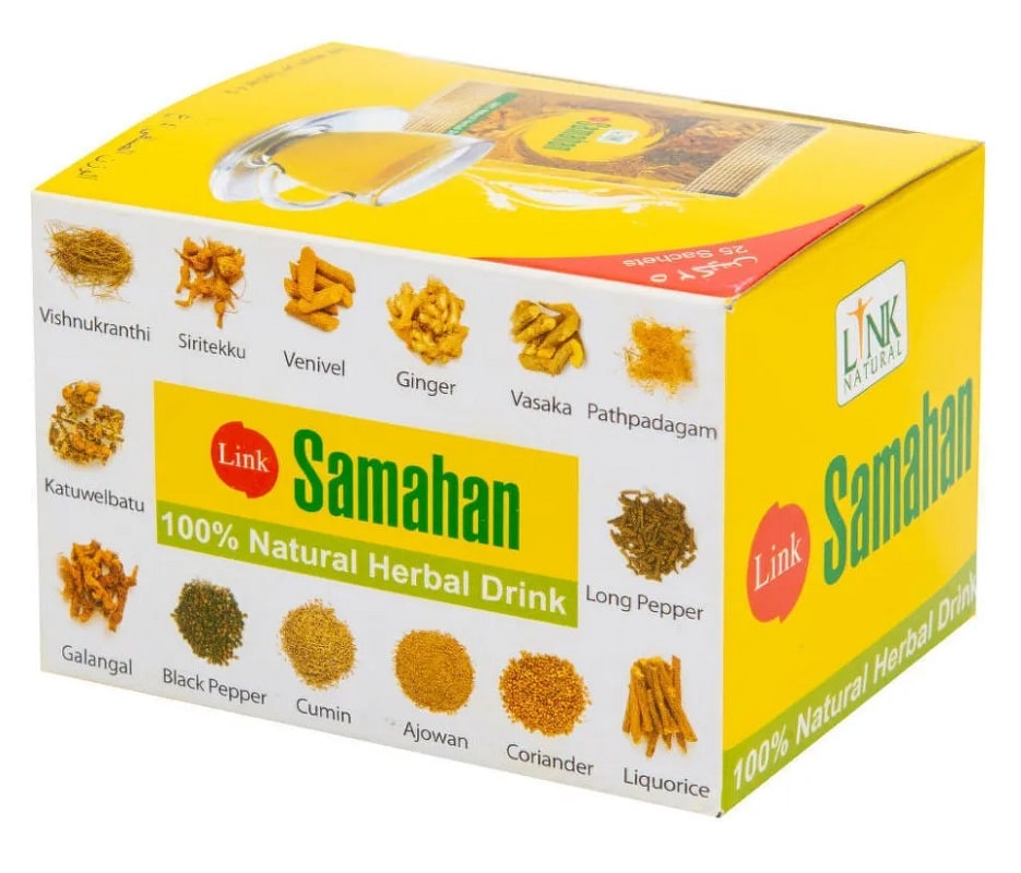 Самахан (Samahan) согревающий травяной напиток, 10 саше, 4 г