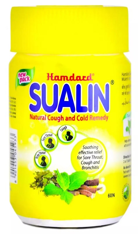 Суалин против простуды и кашля (Sualin) Hamdard, 60 таб