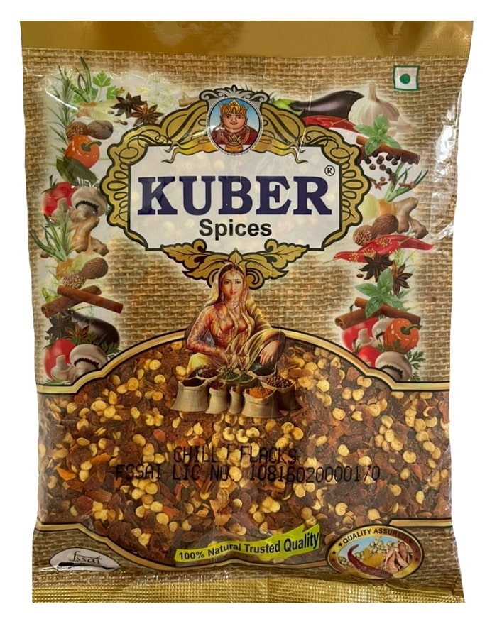 Перец Чили красный дробленый (Chili Flacks) Kuber, 100 г