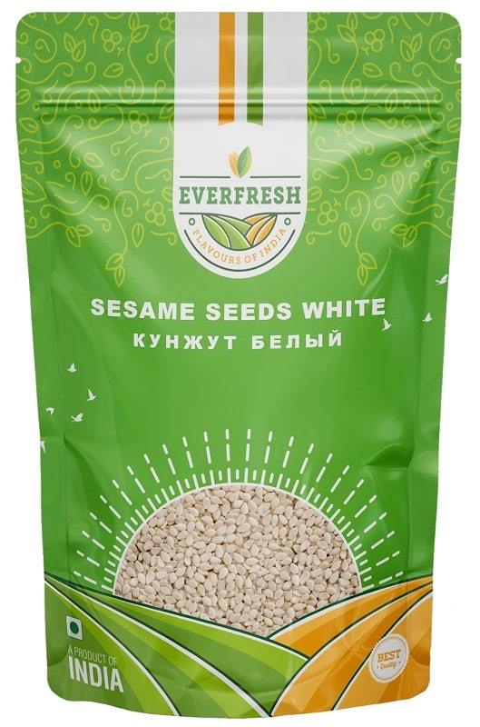 Кунжут белый семена (Sesame Seeds White) Everfresh, 100 г