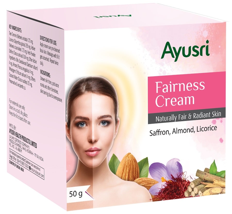 Отбеливающий и осветляющий крем для лица (Fairness cream) Ayusri, 50 г