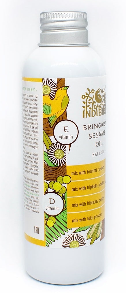 Масло для волос Брингарадж Кунжут (Bringaraj Sesame Hair Oil) Indibird, 150 мл