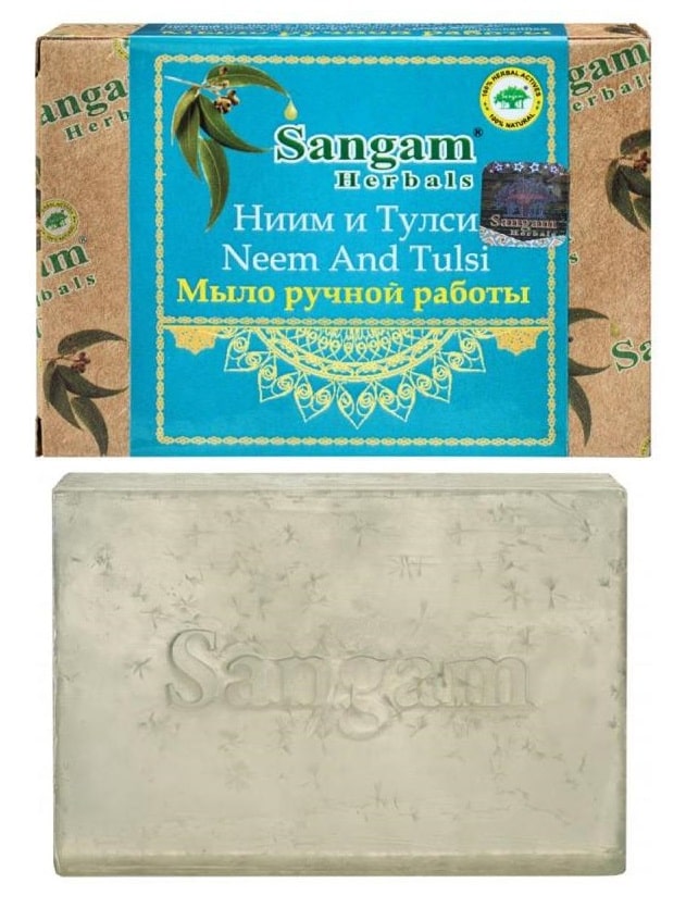 Мыло Ним и Тулси Sangam Herbals, 100 г