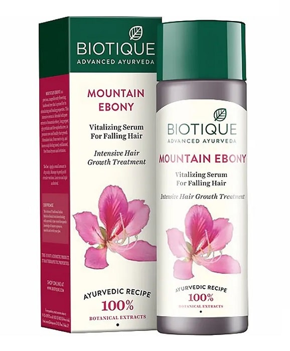 Питающая сыворотка против выпадения волос Горное черное дерево (Mountain Ebony Vitalizing Serum For Falling Hair) Biotique, 120 мл