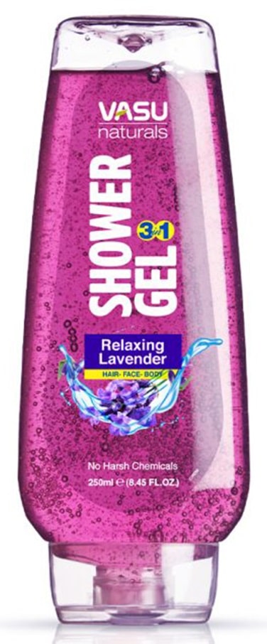Гель для душа расслабляющая Лаванда (Shower Gel Lavender) Vasu, 250 мл