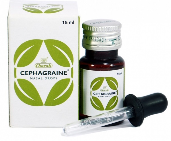 Сефагрейн капли от заложенности носа (Cephagraine nasal drops) Charak, 15 мл