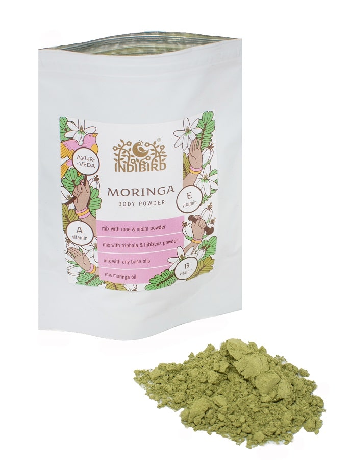Порошок Моринга (Moringa Leaf Powder) Indibird, 50 г