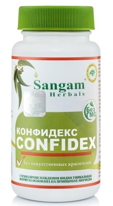 Конфидекс (Confidex) Sangam Herbals, 60 таб