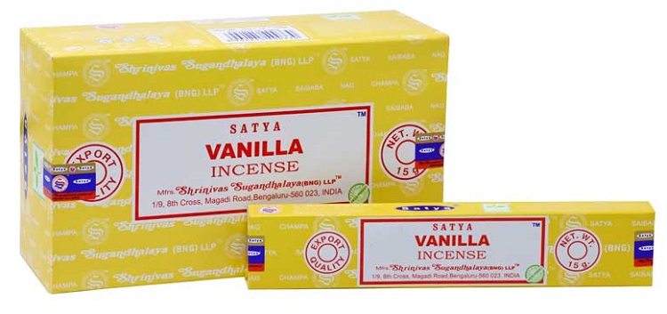 Благовония Ваниль (Vanilla) Satya 15 г