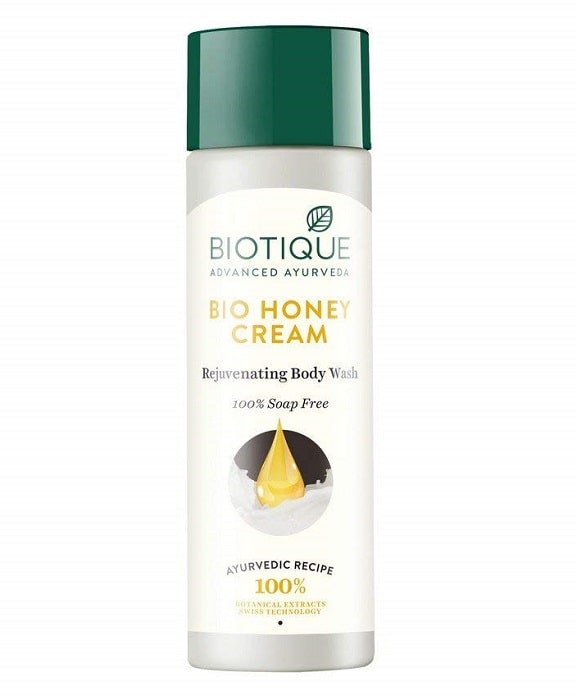 Омолаживающий крем для тела с медом (Honey Cream Rejuvenating Body Wash) Biotique, 190 мл