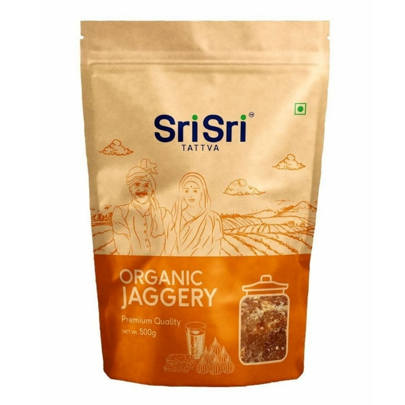Сахар тростниковый (Organic Jaggery) Sri Sri, 500 г