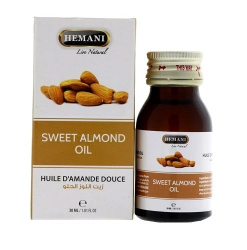 Масло сладкого миндаля (Sweet Almond Oil) Hemani, 30 мл