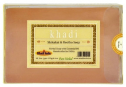Банное мыло ручной работы Шикакай и Ритха Khadi, 125 г