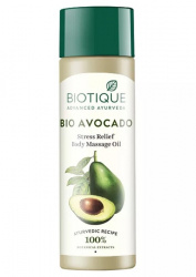 Антистрессовое массажное масло с авокадо (Avocado Stress Relief Body Massage Oil) Biotique, 200 мл