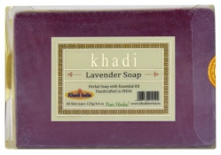Банное мыло ручной работы Лаванда Khadi, 125 г
